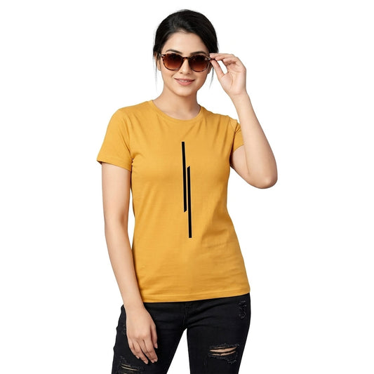 Women Striped Round Neck Polyester Dryfit Multipurpose Sports Gym, Running, Yoga T-Shirt Combo (Pack of 1)