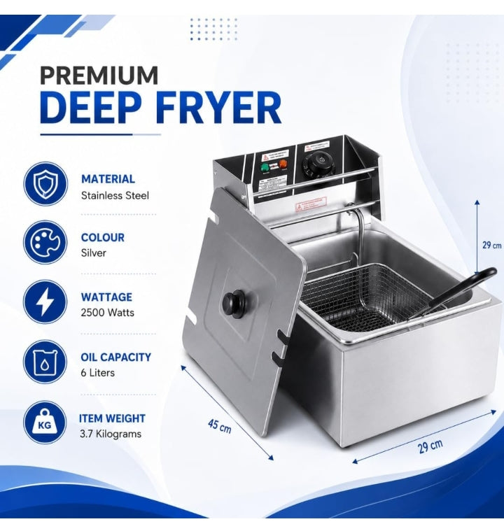 Electric Deep Fryer 6 litre